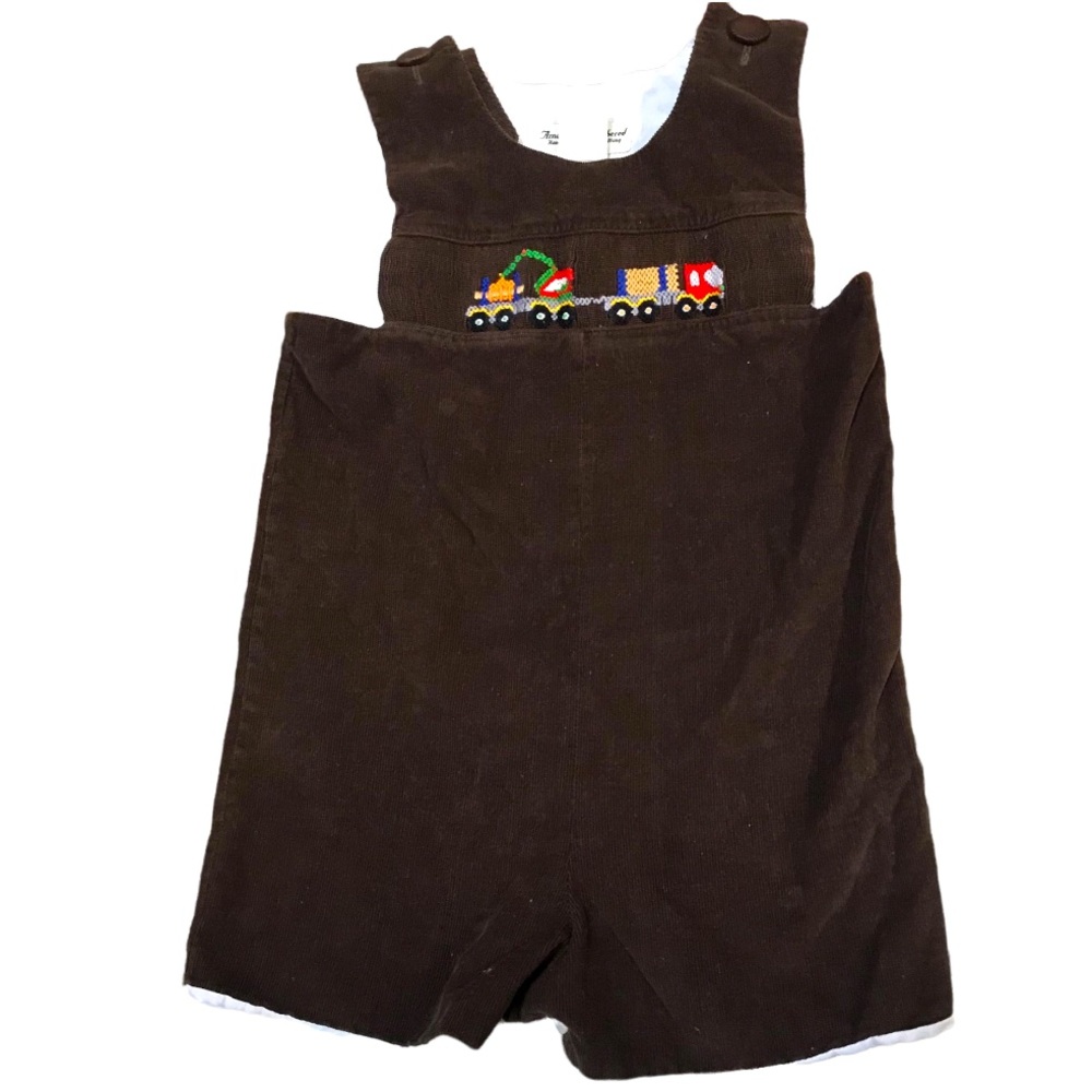 Amanda Remembered handmade embroidered corduroy Jon Jon